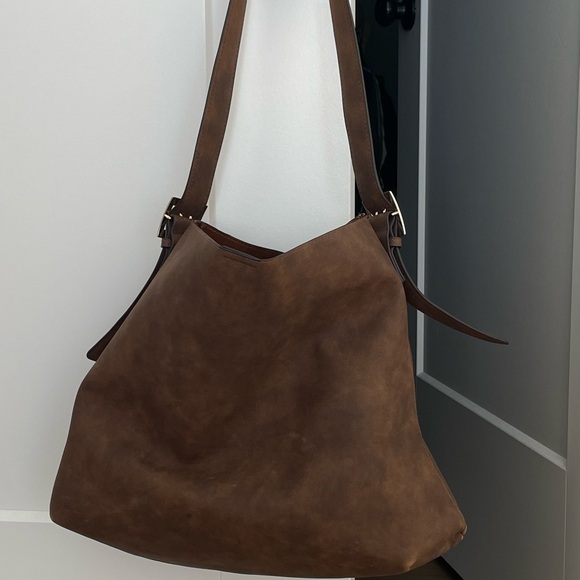 Slouchy Bucket Shoulder Bucket Bag - Universal Thread Brown - Picture 7 of 8